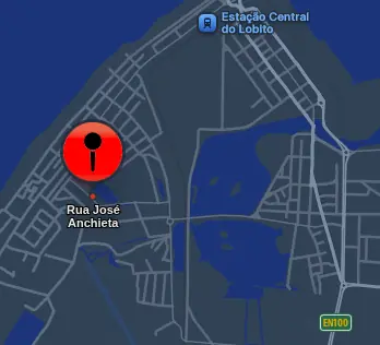 Mapa de Lobito